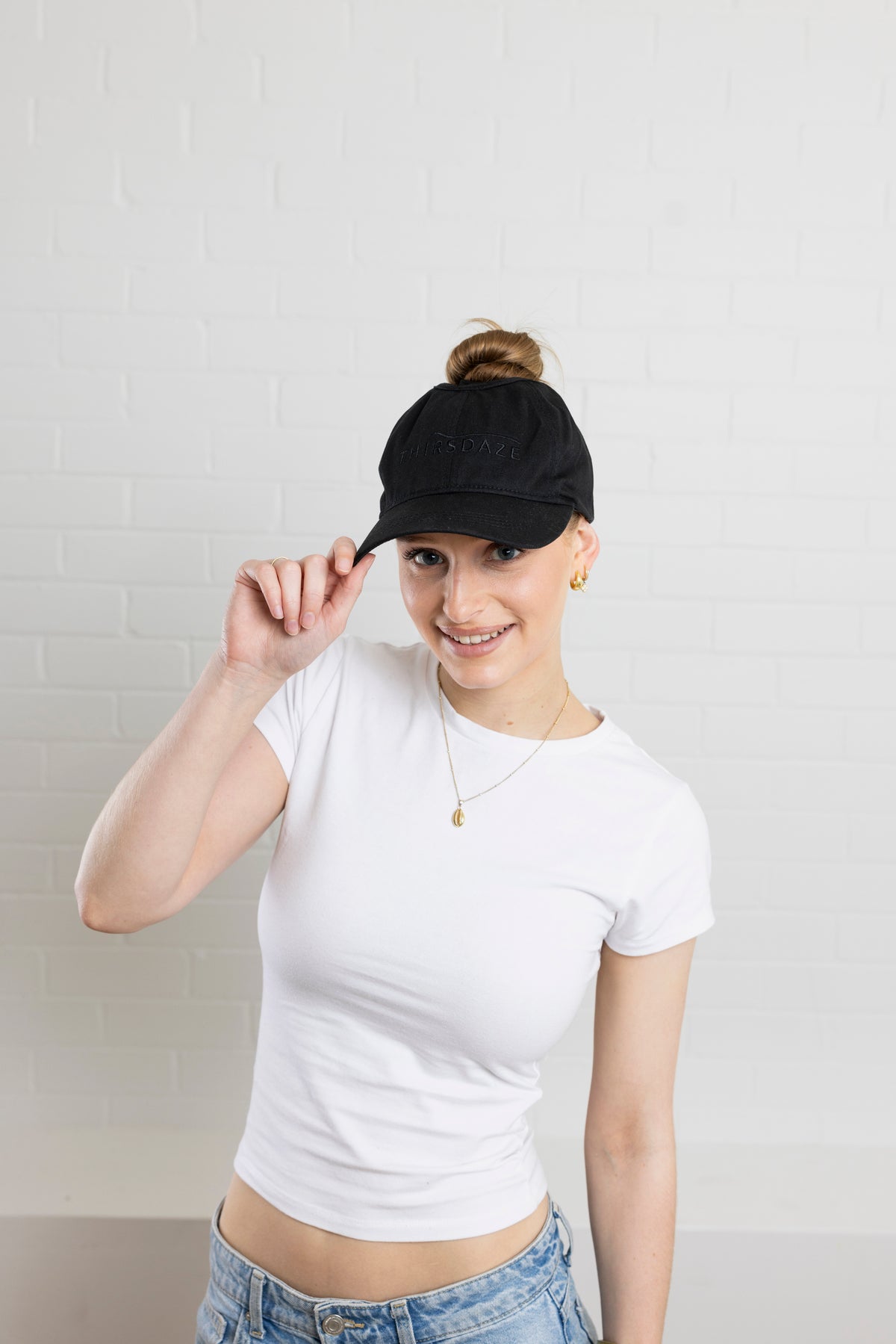SOFT Front Hylani Ponytail Cap