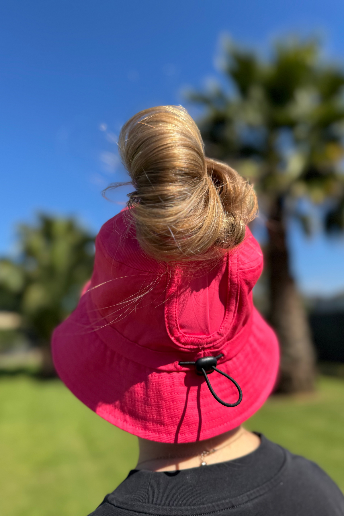 Hylani Ponytail Bucket Hat