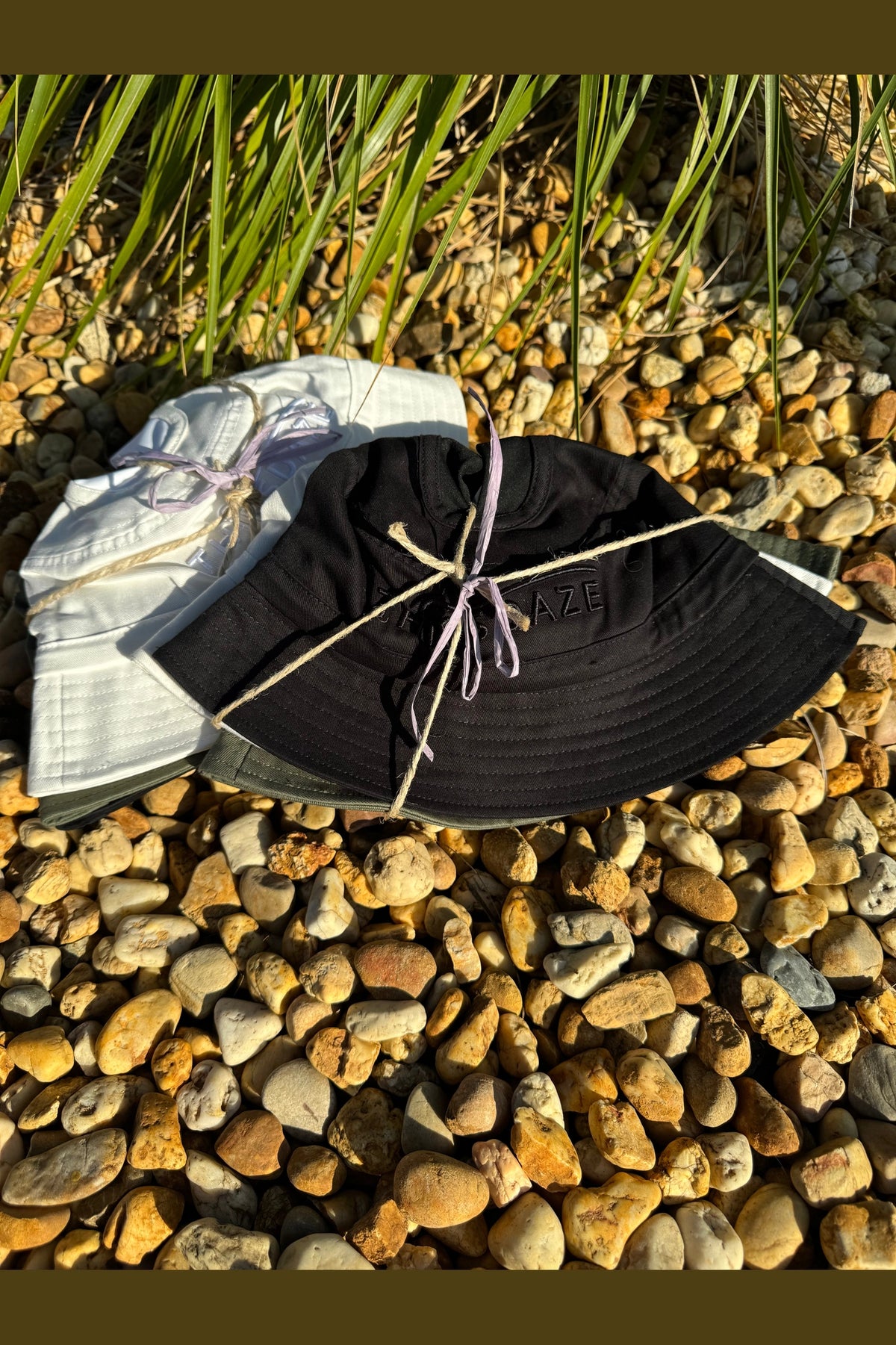 SLIGHTLY IMPERFECT Hylani Ponytail Bucket Hat Packs