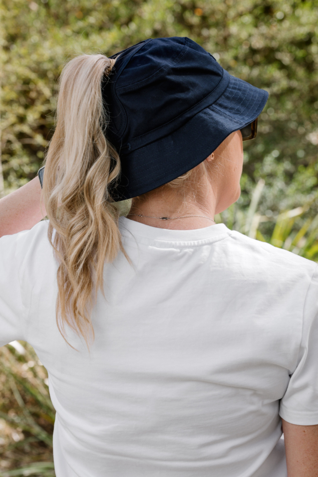 Hylani Ponytail Bucket Hat