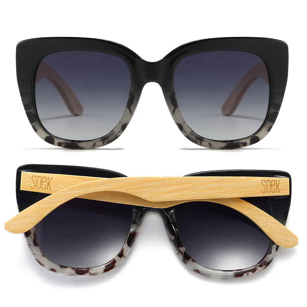SOEK Sunglasses - Riviera Black/Ivory Tortoise