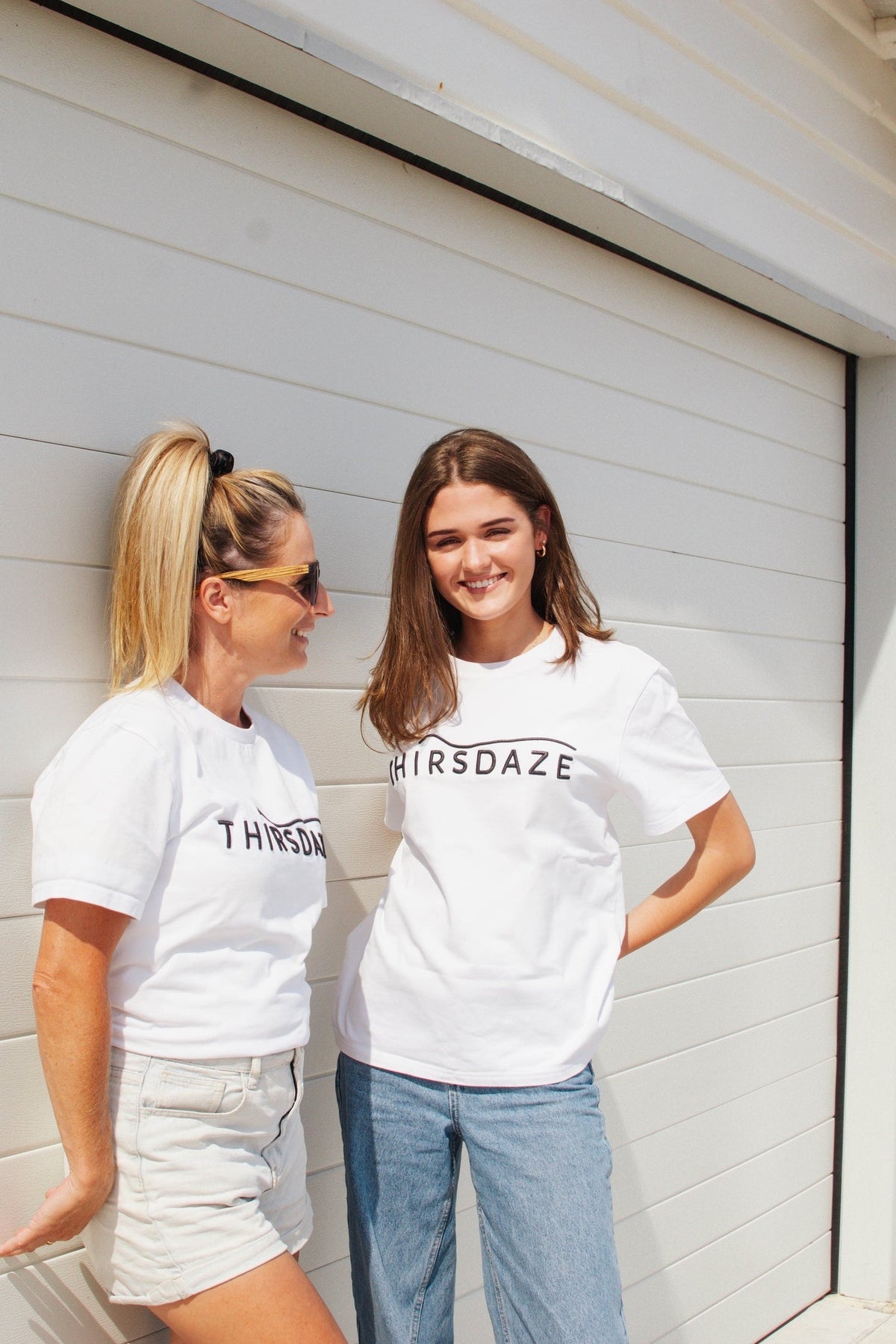Thirsdaze T-shirt 100% cotton white
